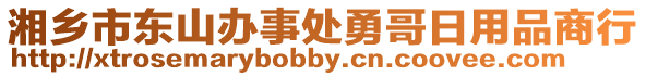 湘鄉(xiāng)市東山辦事處勇哥日用品商行