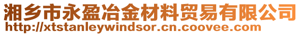 湘鄉(xiāng)市永盈冶金材料貿(mào)易有限公司