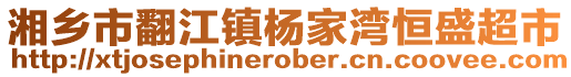 湘鄉(xiāng)市翻江鎮(zhèn)楊家灣恒盛超市