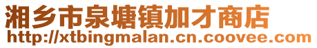 湘乡市泉塘镇加才商店