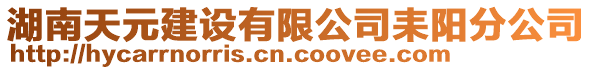 湖南天元建設(shè)有限公司耒陽分公司