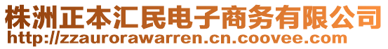 株洲正本汇民电子商务有限公司