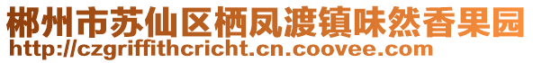 郴州市蘇仙區(qū)棲鳳渡鎮(zhèn)味然香果園