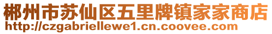 郴州市蘇仙區(qū)五里牌鎮(zhèn)家家商店