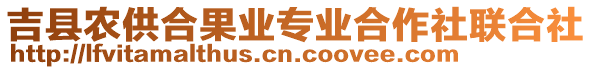 吉縣農(nóng)供合果業(yè)專業(yè)合作社聯(lián)合社