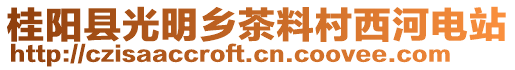 桂陽縣光明鄉(xiāng)茶料村西河電站