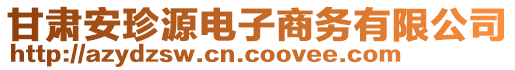 甘肅安珍源電子商務有限公司