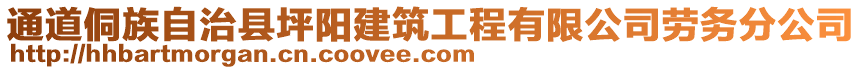 通道侗族自治县坪阳建筑工程有限公司劳务分公司