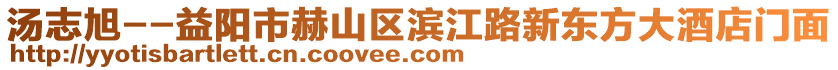 湯志旭--益陽市赫山區(qū)濱江路新東方大酒店門面