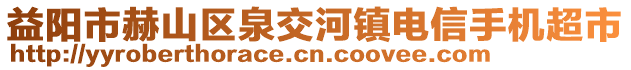 益陽市赫山區(qū)泉交河鎮(zhèn)電信手機超市