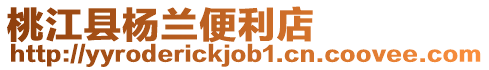 桃江縣楊蘭便利店