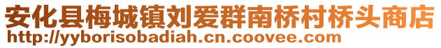 安化縣梅城鎮(zhèn)劉愛(ài)群南橋村橋頭商店