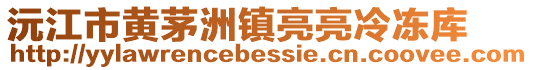 沅江市黃茅洲鎮(zhèn)亮亮冷凍庫