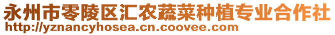 永州市零陵區(qū)匯農(nóng)蔬菜種植專業(yè)合作社