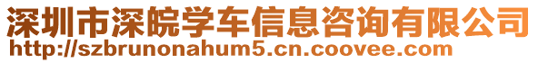 深圳市深皖學(xué)車信息咨詢有限公司