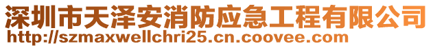 深圳市天澤安消防應(yīng)急工程有限公司