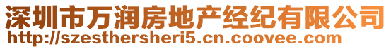 深圳市萬潤(rùn)房地產(chǎn)經(jīng)紀(jì)有限公司