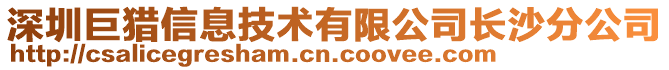 深圳巨獵信息技術有限公司長沙分公司