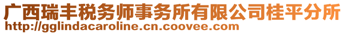 廣西瑞豐稅務(wù)師事務(wù)所有限公司桂平分所