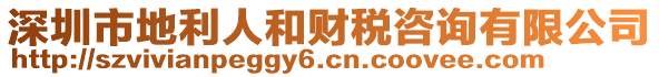 深圳市地利人和財(cái)稅咨詢有限公司