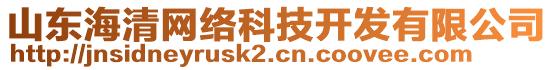 山東海清網(wǎng)絡科技開發(fā)有限公司