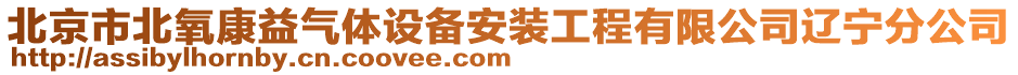 北京市北氧康益气体设备安装工程有限公司辽宁分公司