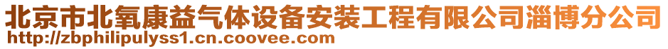 北京市北氧康益气体设备安装工程有限公司淄博分公司