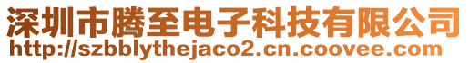 深圳市騰至電子科技有限公司