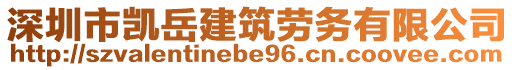 深圳市凱岳建筑勞務(wù)有限公司