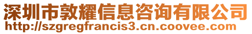 深圳市敦耀信息咨詢有限公司