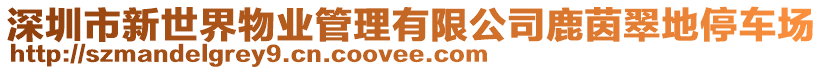 深圳市新世界物業(yè)管理有限公司鹿茵翠地停車場