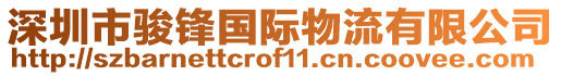 深圳市駿鋒國(guó)際物流有限公司