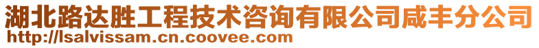 湖北路達勝工程技術咨詢有限公司咸豐分公司