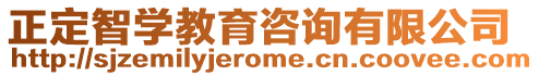 正定智學(xué)教育咨詢有限公司