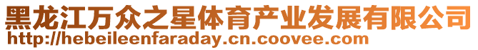 黑龍江萬眾之星體育產(chǎn)業(yè)發(fā)展有限公司