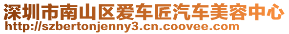 深圳市南山區(qū)愛車匠汽車美容中心