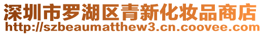 深圳市羅湖區(qū)青新化妝品商店