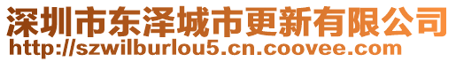 深圳市東澤城市更新有限公司