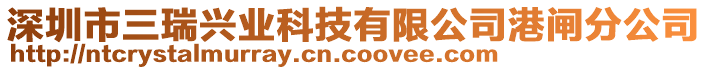 深圳市三瑞興業(yè)科技有限公司港閘分公司