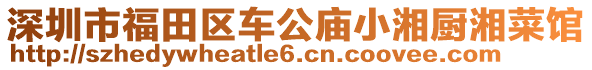 深圳市福田區(qū)車公廟小湘廚湘菜館