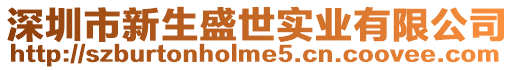 深圳市新生盛世實業有限公司