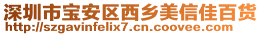 深圳市寶安區西鄉美信佳百貨