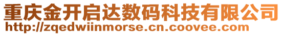 重慶金開啟達數(shù)碼科技有限公司