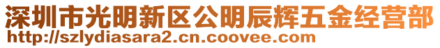 深圳市光明新區(qū)公明辰輝五金經(jīng)營部