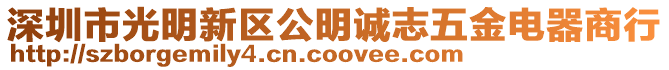 深圳市光明新區(qū)公明誠志五金電器商行