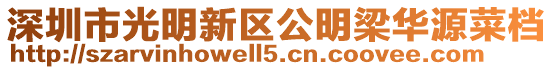 深圳市光明新區公明梁華源菜檔