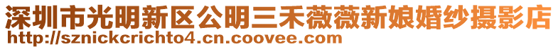 深圳市光明新區(qū)公明三禾薇薇新娘婚紗攝影店
