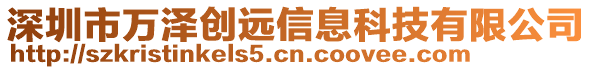 深圳市萬澤創(chuàng)遠信息科技有限公司