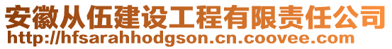 安徽從伍建設工程有限責任公司
