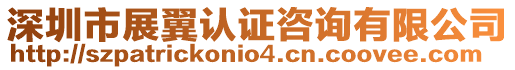 深圳市展翼認(rèn)證咨詢有限公司